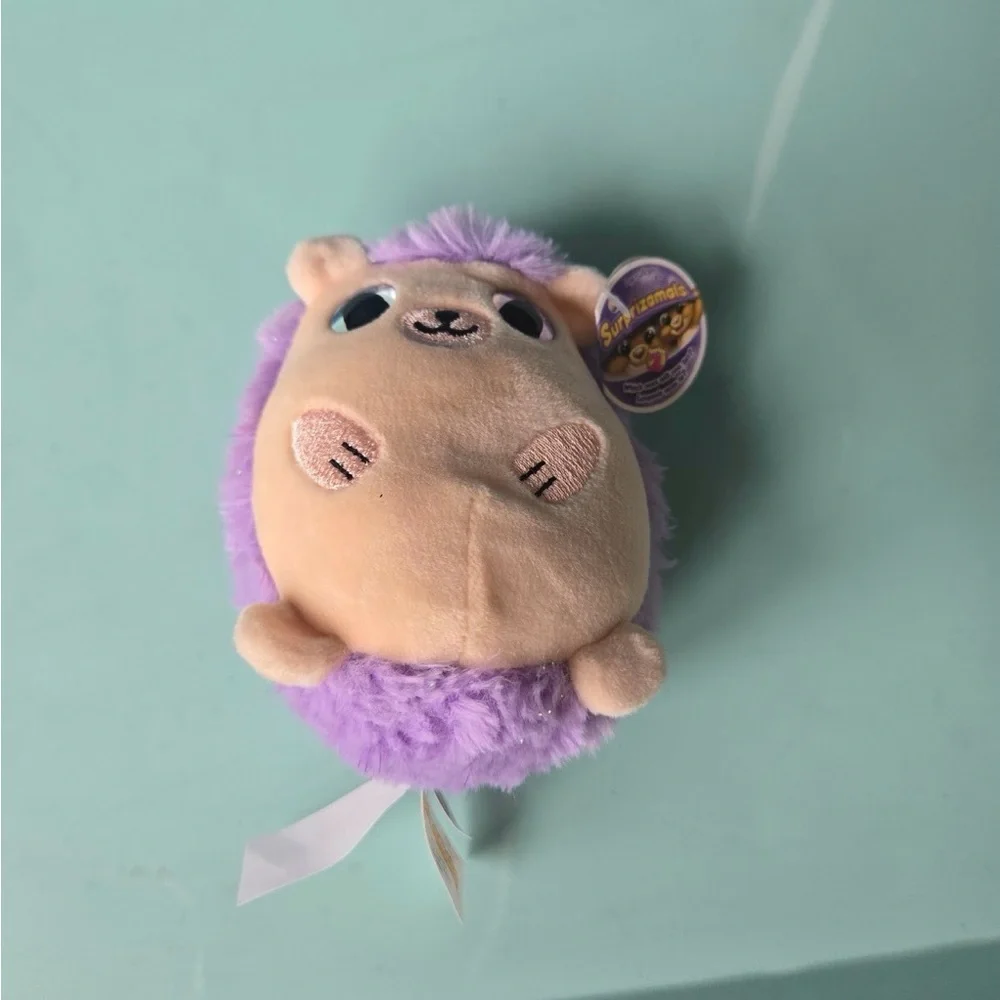 Surprizamals Mama Melanie The Purple Hedgehog Plush Stuffed Animal